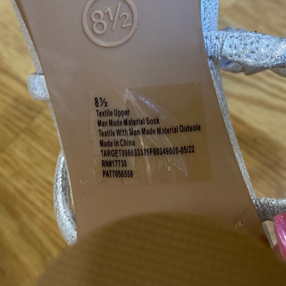 Chrome🖤 knot chunky square toe chunky heels NWT - Picture 10 of 15